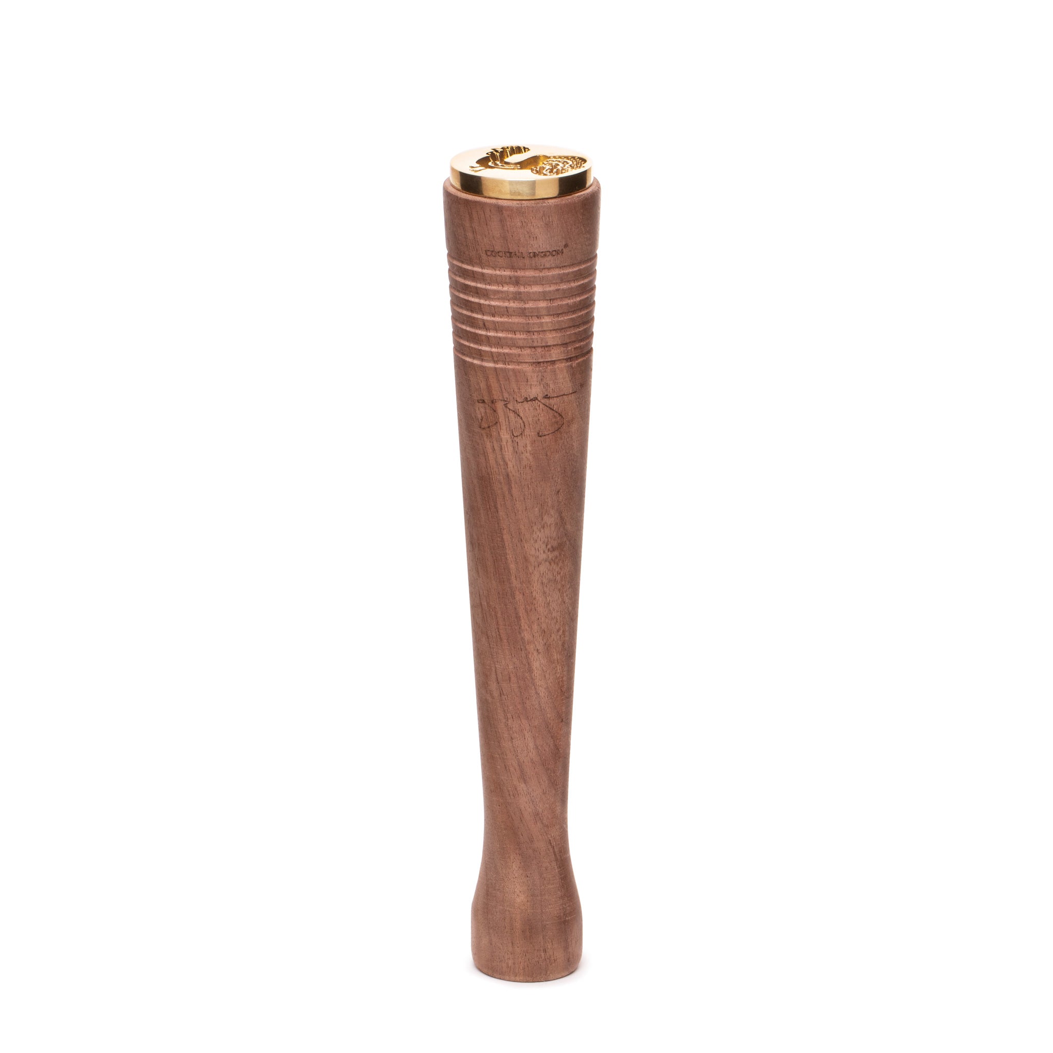 Premium GAZ REGAN Walnut Cocktail Muddler - Bar Tool for Mixing Mojitos, Old Fashioned & Craft Cocktails - Perfect for Home Bars & Professional Bartenders