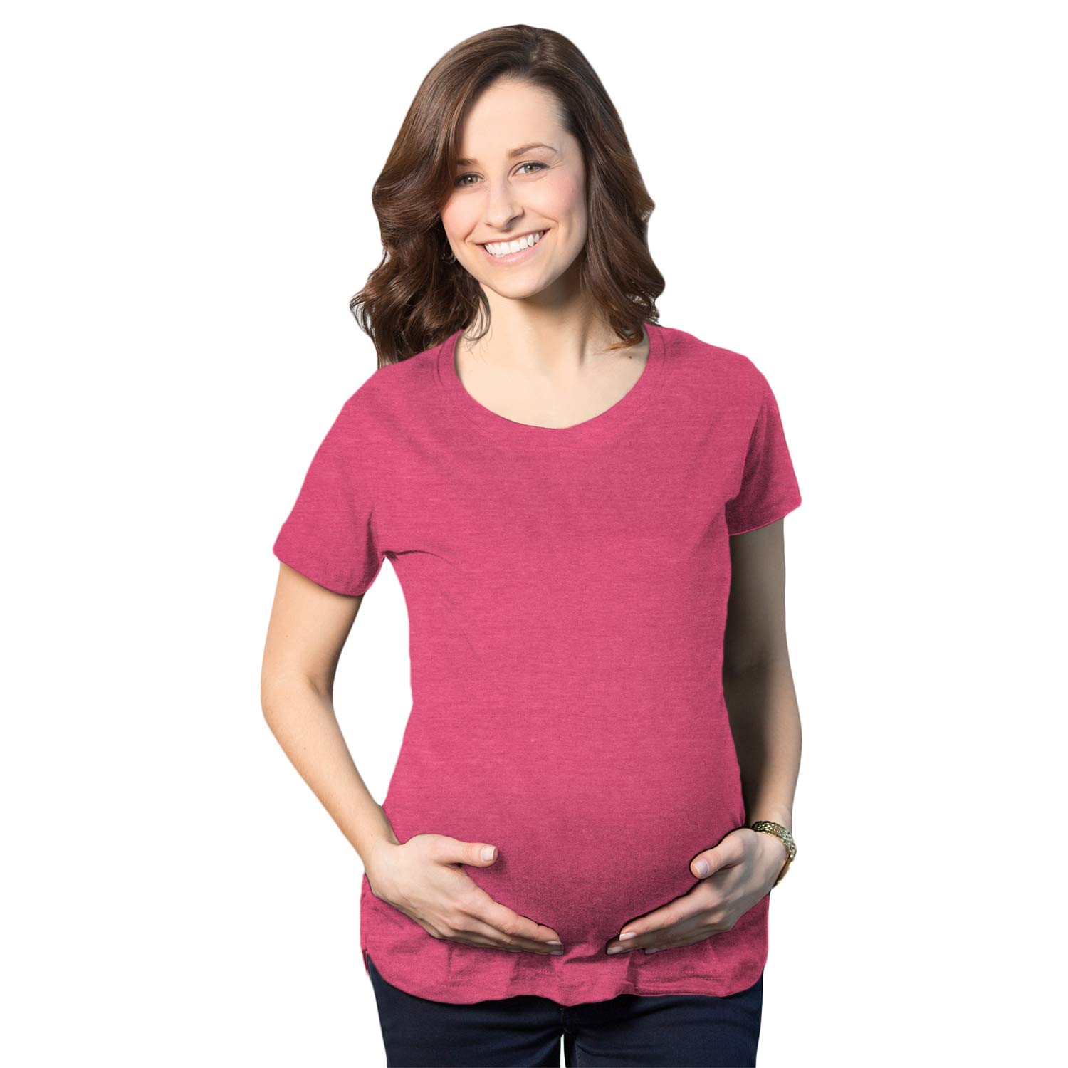Women's Maternity T-Shirt - Soft Cotton Pregnancy Tee for Baby Bump Announcement & Everyday Comfort | Perfect for Casual Wear, Photo Shoots & Gender Reveals
