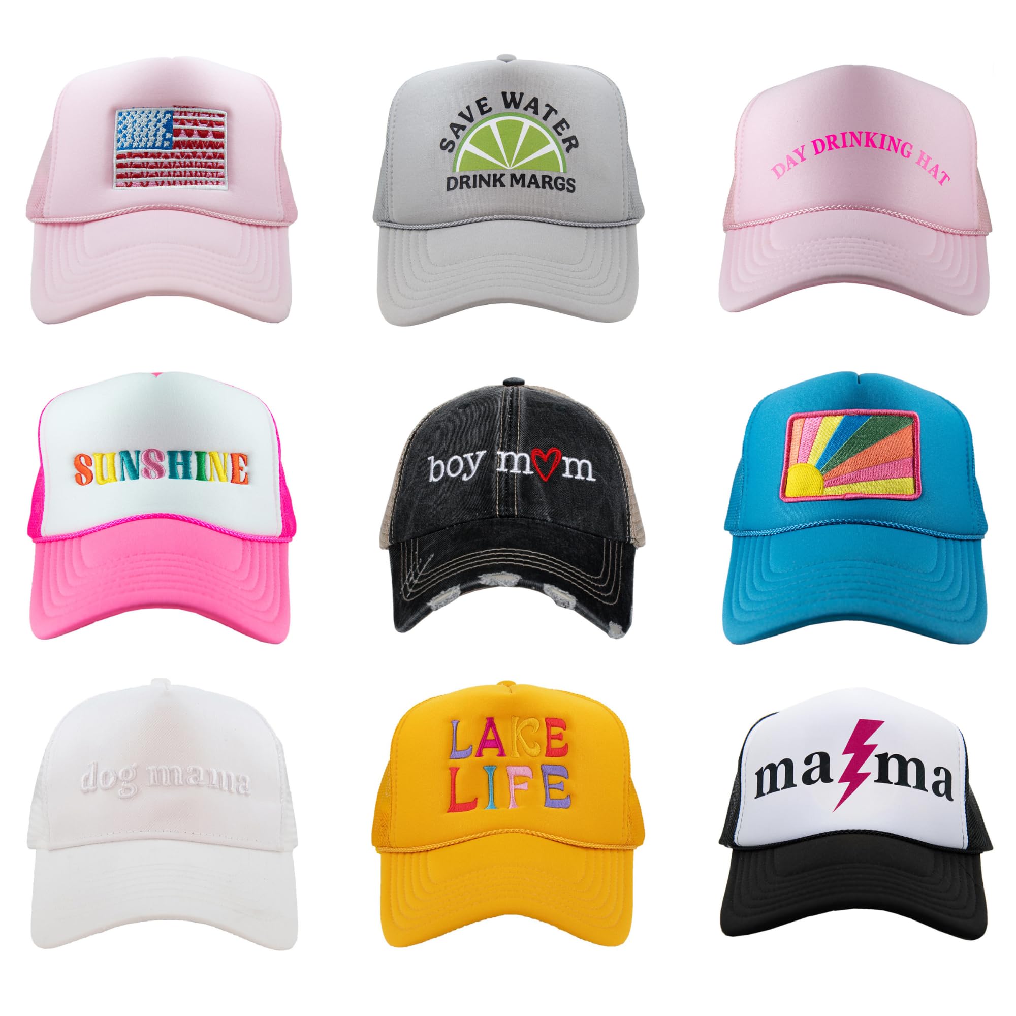 KATYDID Texas Baseball Hat for Women - Stylish Cute Trucker Cap with Mesh Back - Perfect for Outdoor Activities, Sports & Casual Wear