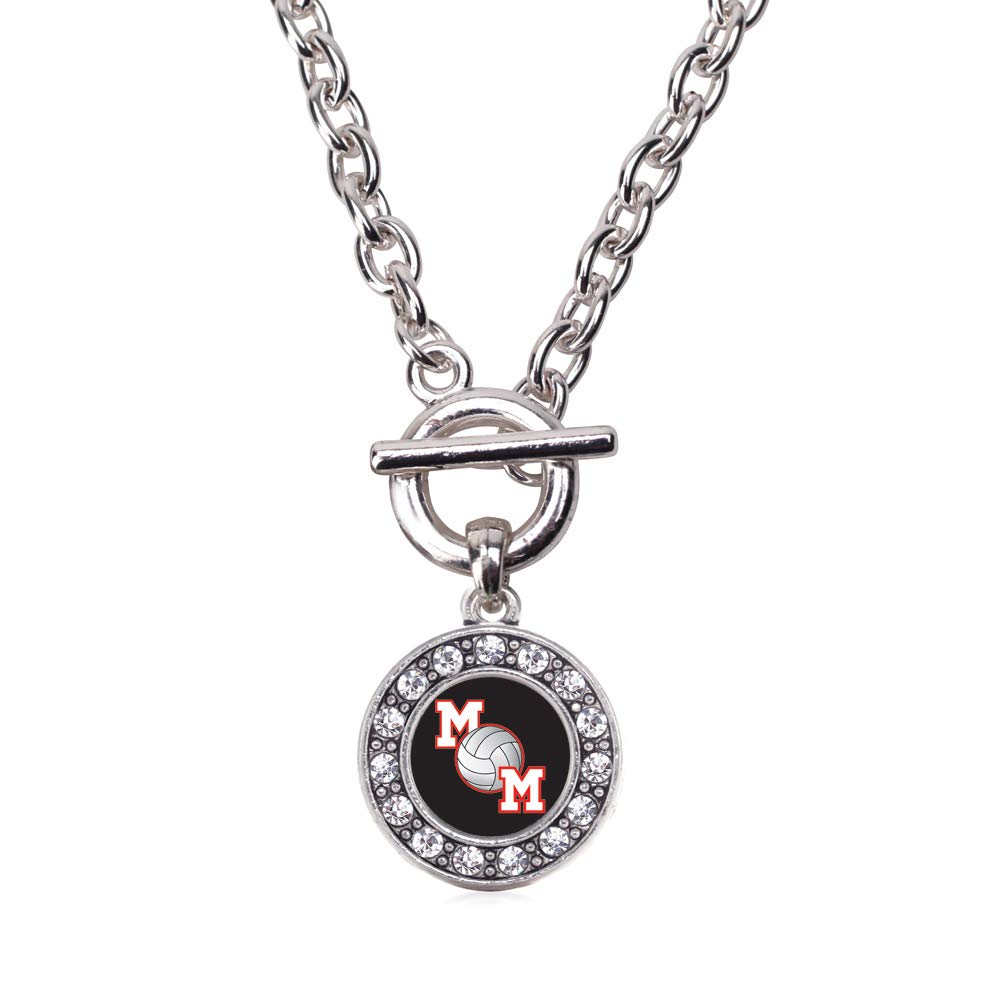 Elegant Silver Circle Charm Necklace - 18 Inch Sterling Silver Chain with Cubic Zirconia Pendant | Perfect for Women's Everyday Wear, Gift Giving & Special Occasions