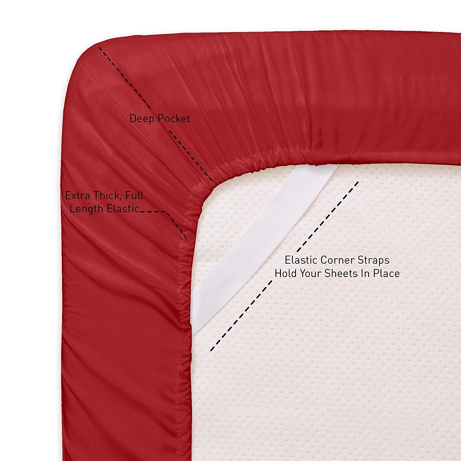 Premium 6-Piece 800 Thread Count RV-King Deep Pocket Sheet Set - 15