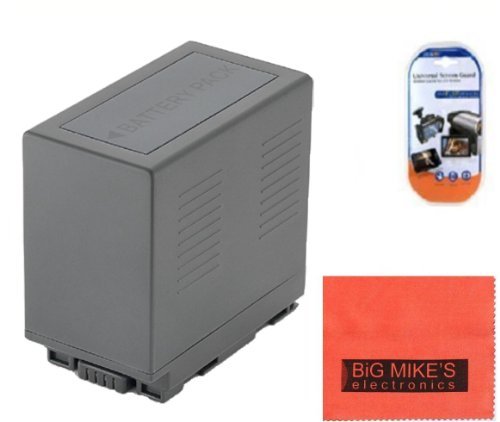 High Capacity CGA-D54 Replacement Battery for Panasonic Camcorders - Compatible with AG-3DA1, AG-AC8PJ, AG-AC90A, AG-DVC30, AG-DVC60, AG-HPX250PJ & More - Perfect for Professional Video Recording, Travel Vlogging, and Outdoor Filming