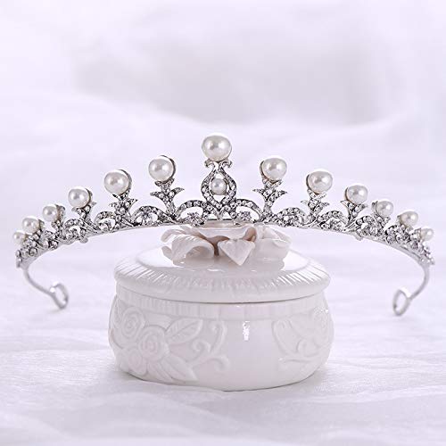 Elegant Crystal Princess Crown Tiara for Women – Handmade Wedding Bridal Hair Jewelry, Trendy Diadem for Parties & Special Occasions (Purple Metal) – Perfect for Weddings, Proms, Pageants & Photo Shoots