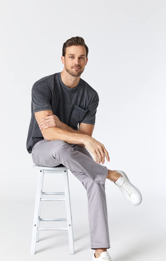 Mavi Matt Classic Men's Straight Leg Pants - Mid-Rise Relaxed Fit Work Pants for Men | Comfortable Office Wear & Casual Everyday Pants for Business & Leisure