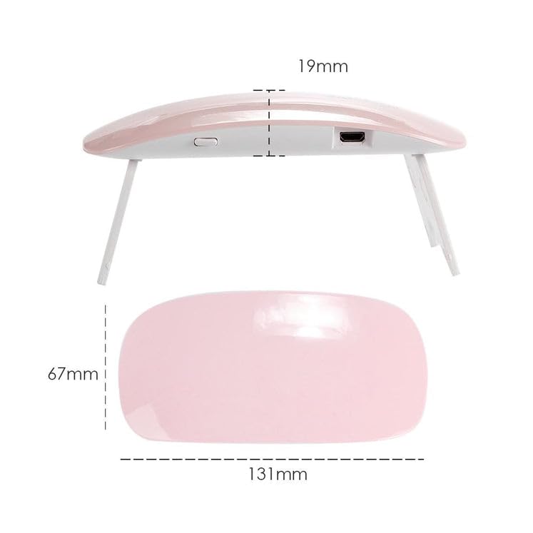 Professional Mini Nail Polish Dryer Machine - Fast UV LED Nail Lamp for Gel Polish Curing at Home & Salon | Portable Manicure Tool for Nail Art, Acrylics & DIY Nail Care