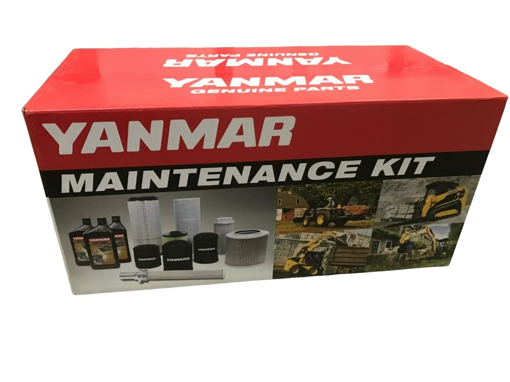 Yanmar SX3100 Tractor Maintenance Kit - KIT-SX001 - Oil Filter, Air Filter & Fuel Filter Replacement Set for Farming & Landscaping