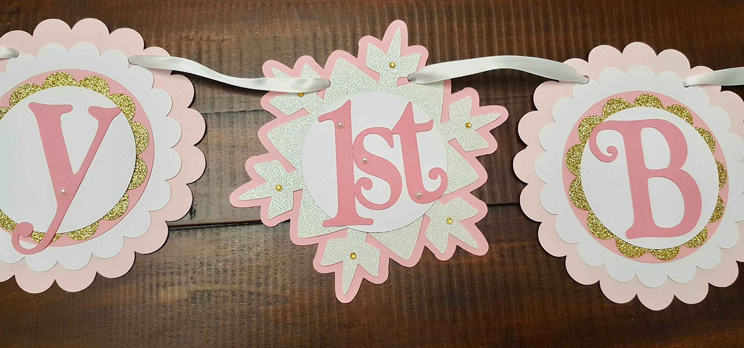 Winter Onederland Birthday Party Banner - 1st Birthday Decorations for Boys & Girls - Perfect for Winter Themed Baby Showers, Nursery Decor, and Birthday Celebrations