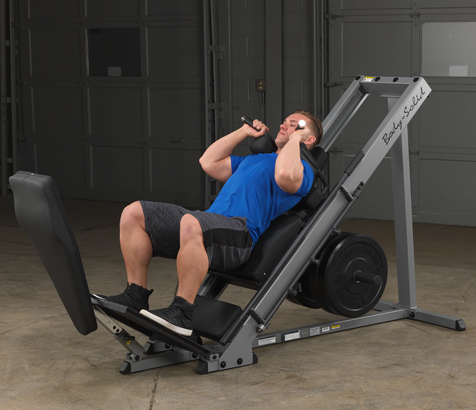 Body Solid Leg Press & Hack Squat Combo Machine - Professional Gym Equipment for Leg Workouts - Perfect for Home & Commercial Use