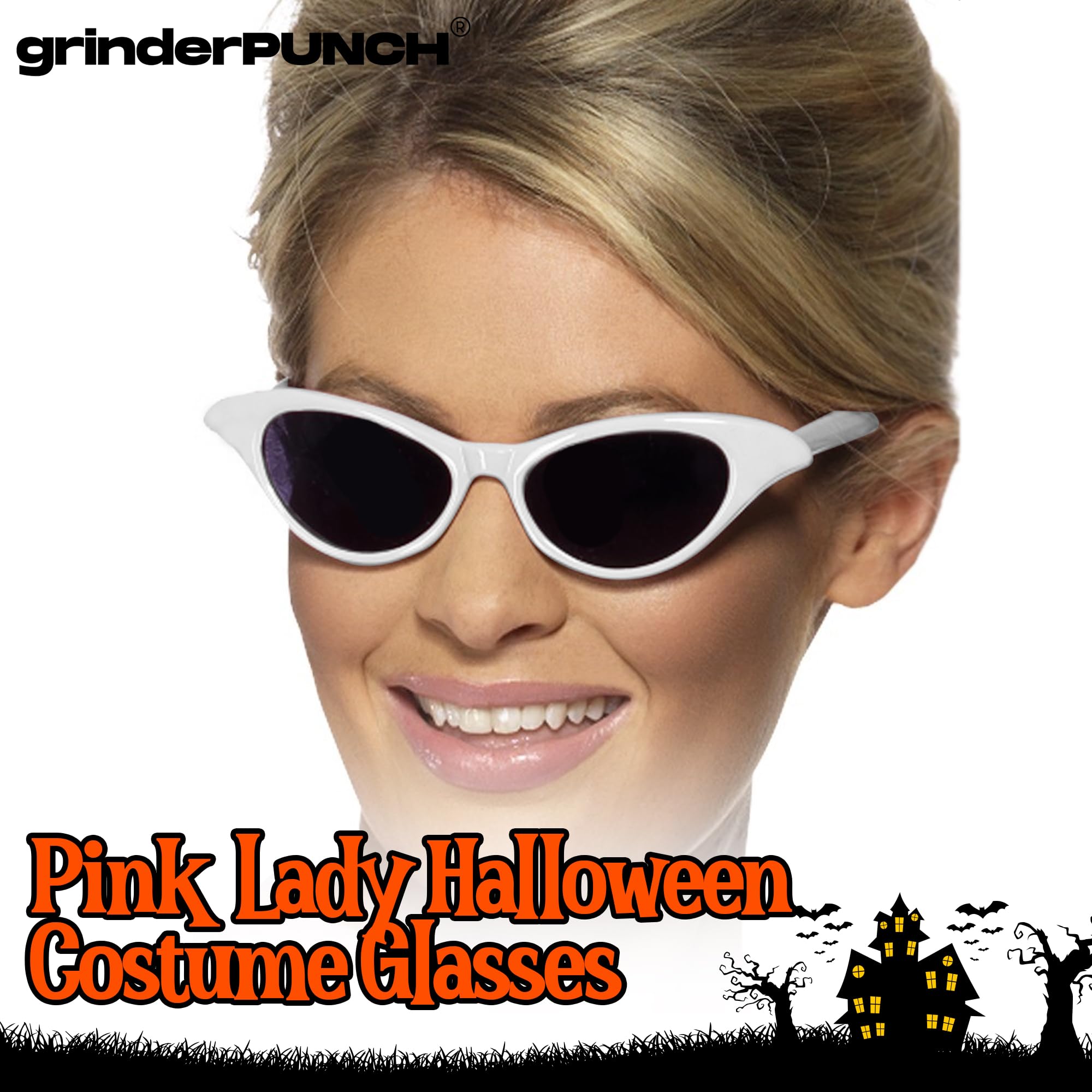 Stylish grinderPUNCH Women's Cat Eye Sunglasses - Celebrity Fashion Sunglasses for Women - UV Protection & Trendy Accessory for Beach, Driving & Outdoor Activities