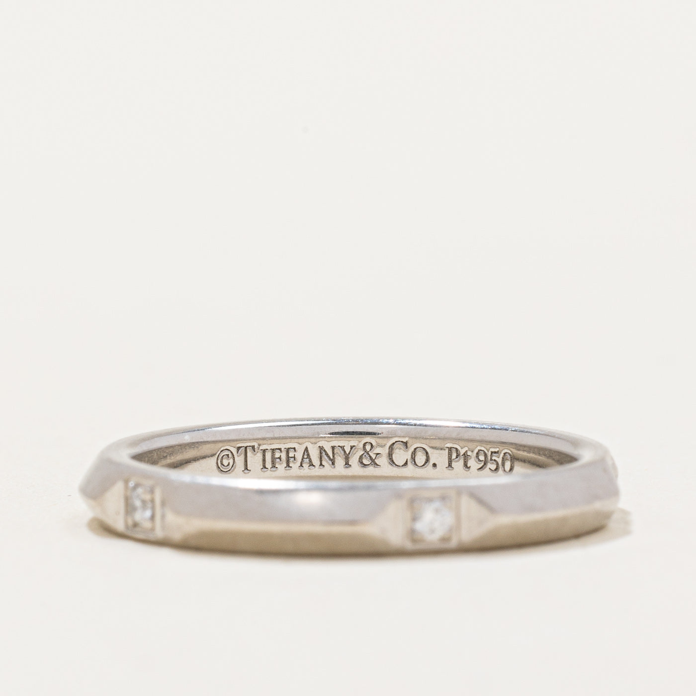 Tiffany & Co Tiffany True Band Ring - 0.05 Carat Diamond Wedding Ring for Women, Size 5.75, 18K White Gold, Elegant Minimalist Jewelry for Engagement, Anniversary & Special Occasions