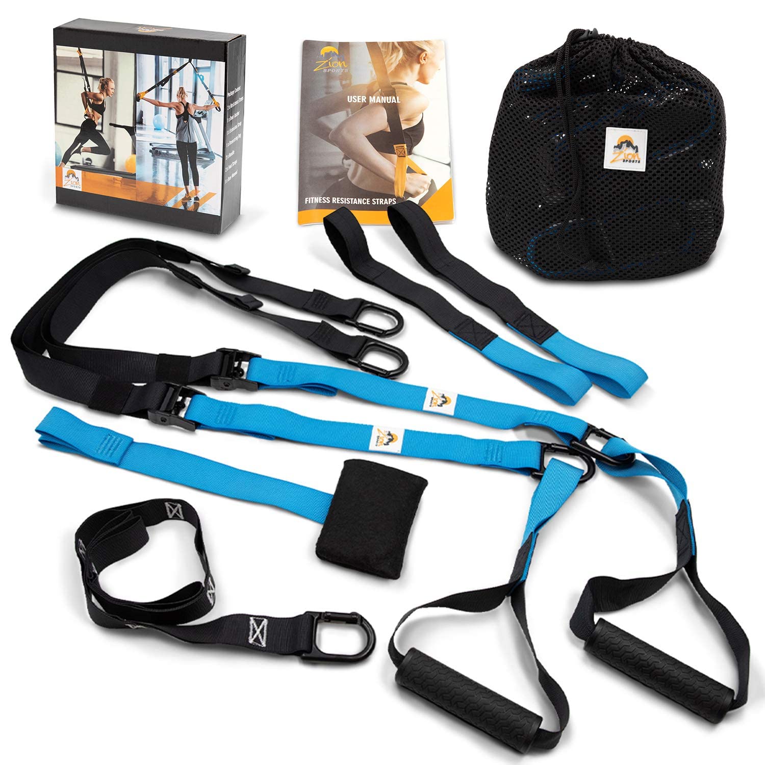 Bodyweight Resistance Strap Bands - Portable Full Body Workout Bands for Strength Training, Muscle Toning & Fitness | Home Gym, Travel & Outdoor Exercise Equipment