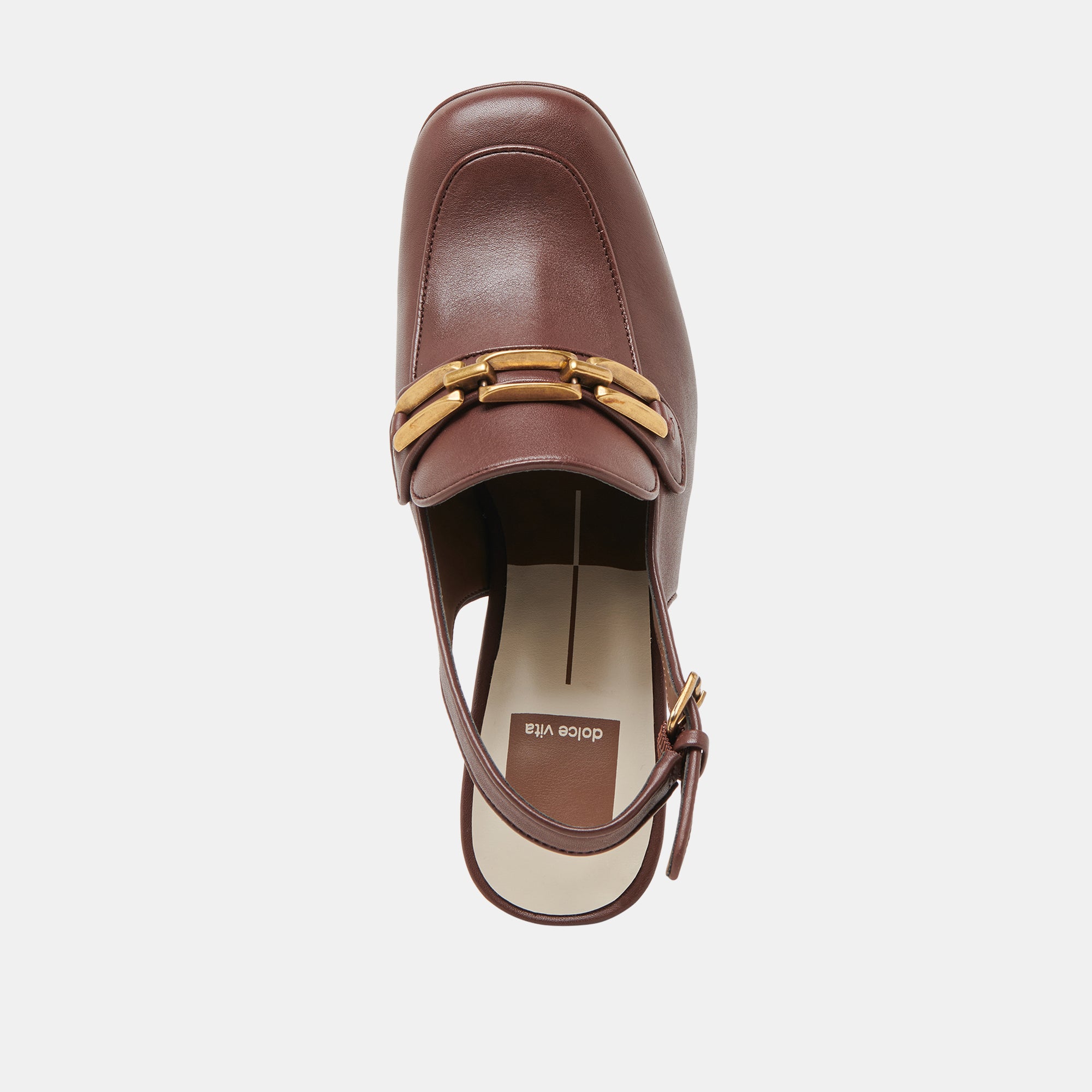 SIRUS Women's High Heels - Chocolate Brown Genuine Leather Pumps for Office, Party & Evening Wear