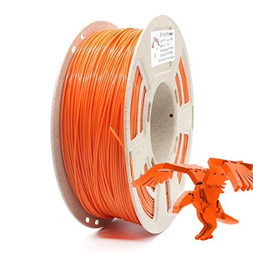 RepRapper Orange PLA 3D Printer Filament 1.75mm (±0.03mm) 2.2lb (1kg) - High Precision, Low Warping, Compatible with Most FDM 3D Printers & 3D Pens - Perfect for DIY Projects, Prototyping, and Creative Designs