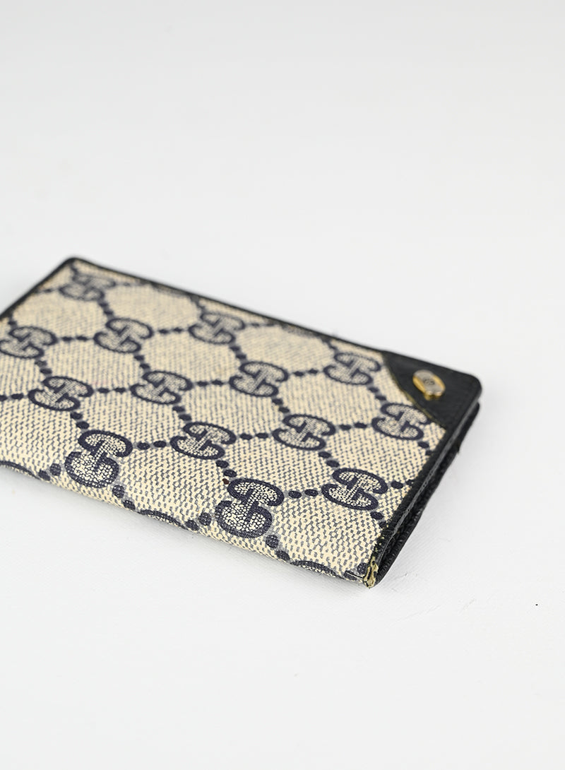 Gucci Monogram Porta Carte Wallet in Gray - Stylish & Compact Card Holder for Everyday Use, Travel & Gifting