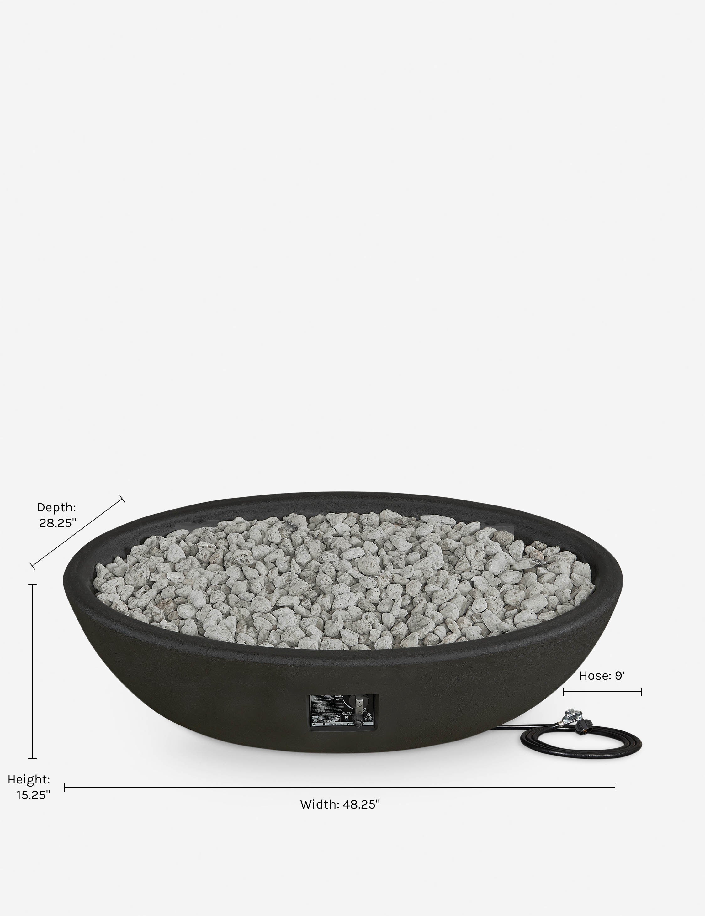 Fernanda Fire Bowl - Outdoor Fire Pit for Backyard, Patio & Camping - Decorative & Portable Fire Bowl for Cozy Evenings & Gatherings