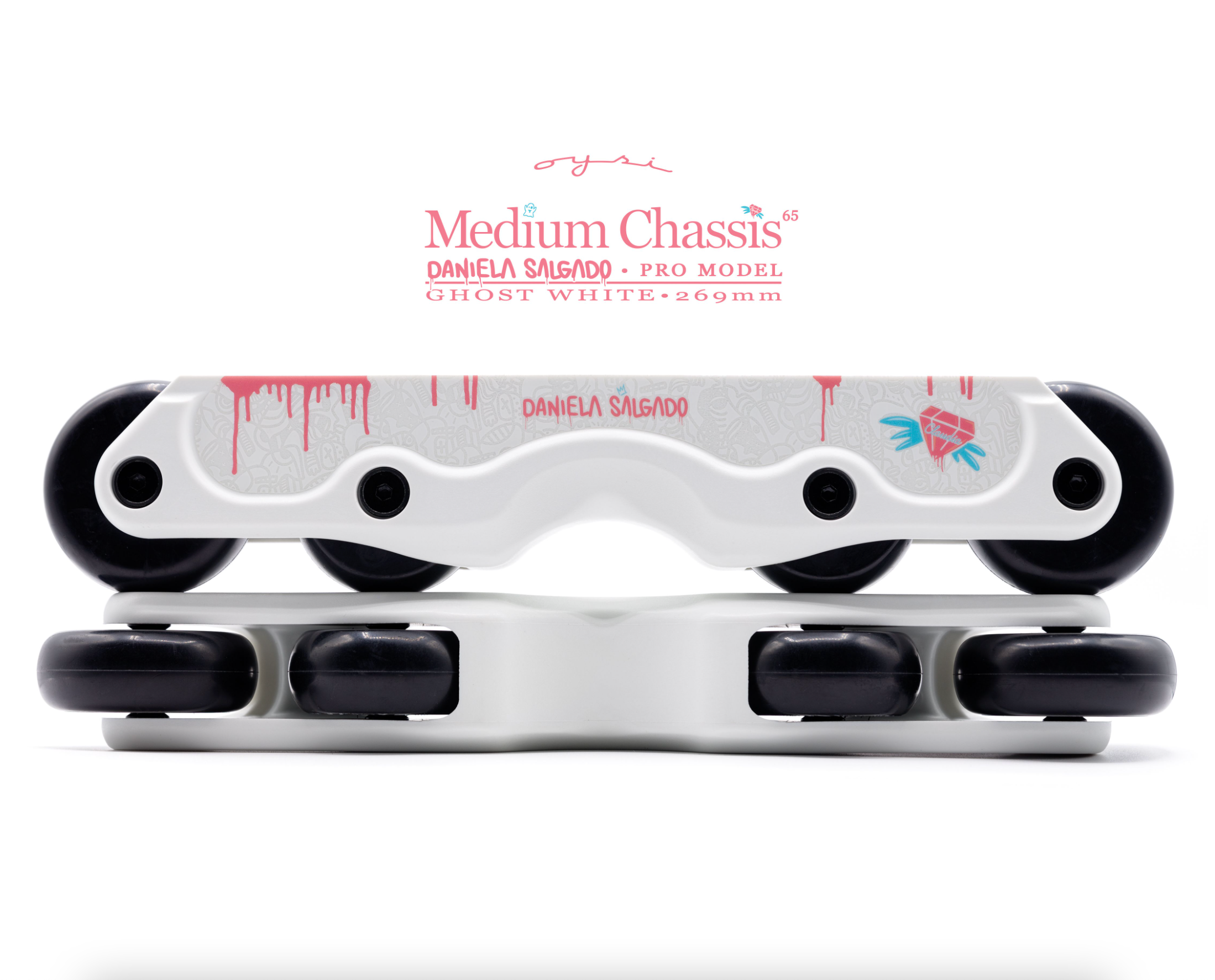 Oysius Daniela Salgado Inline Skate Frames - High-Performance Rollerblade Frames for Speed Skating & Aggressive Inline - Perfect for Outdoor Sports & Fitness Training