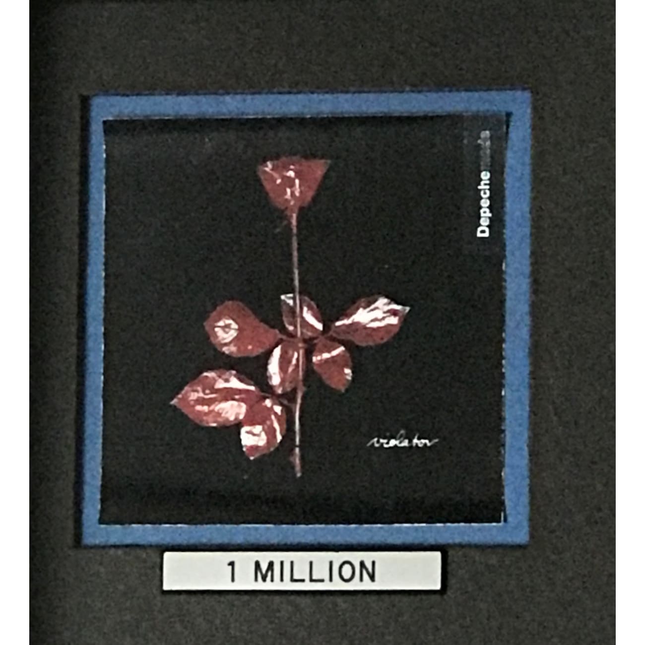 Depeche Mode Violator 2x Multi Platinum Album Award - Certified RIAA Gold Record - Perfect for Music Collectors & Home Decor