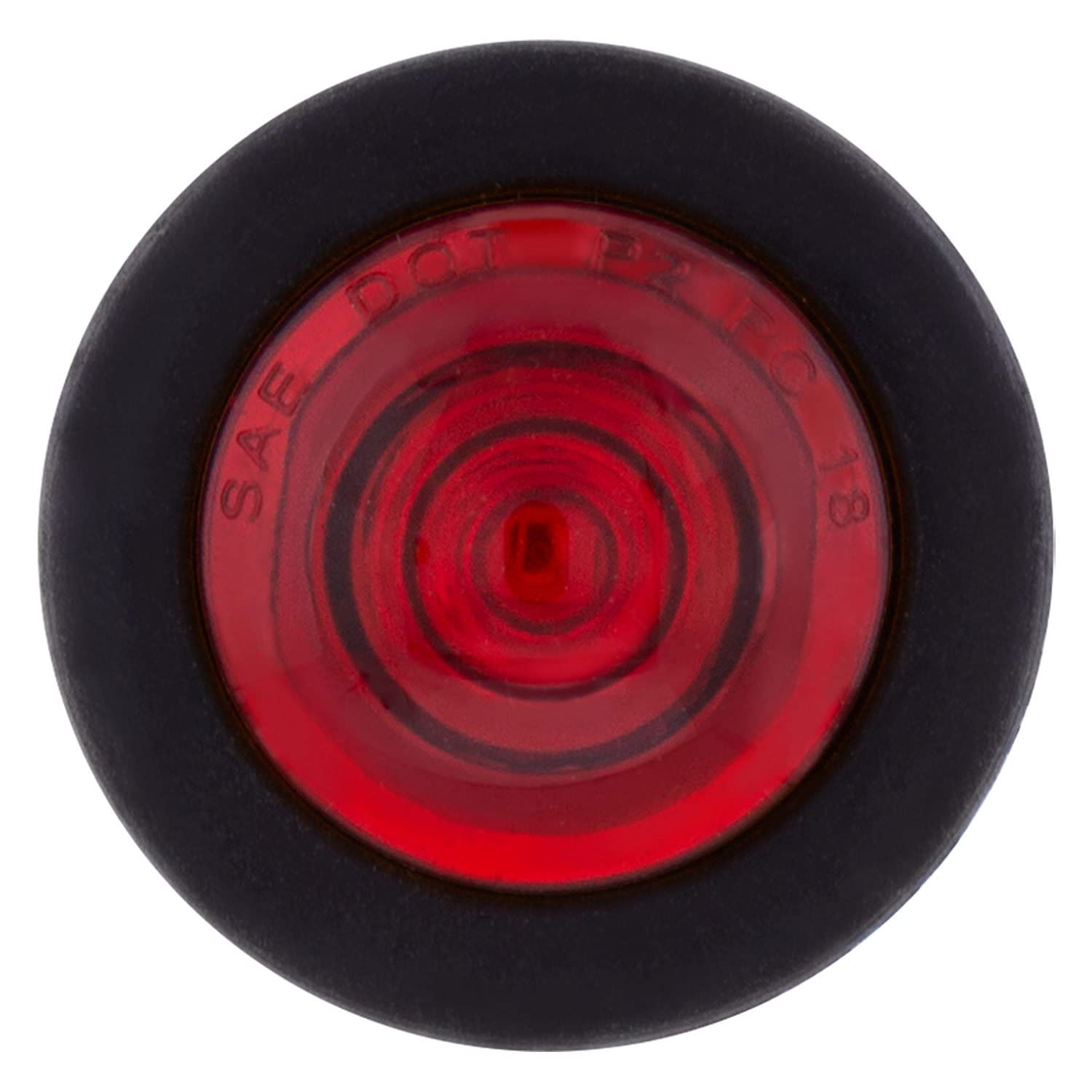 United Pacific 36744B 1 LED Mini Clearance Light - Red LED with Red Lens & Rubber Grommet - Perfect for Trucks, Trailers, and Off-Road Vehicles
