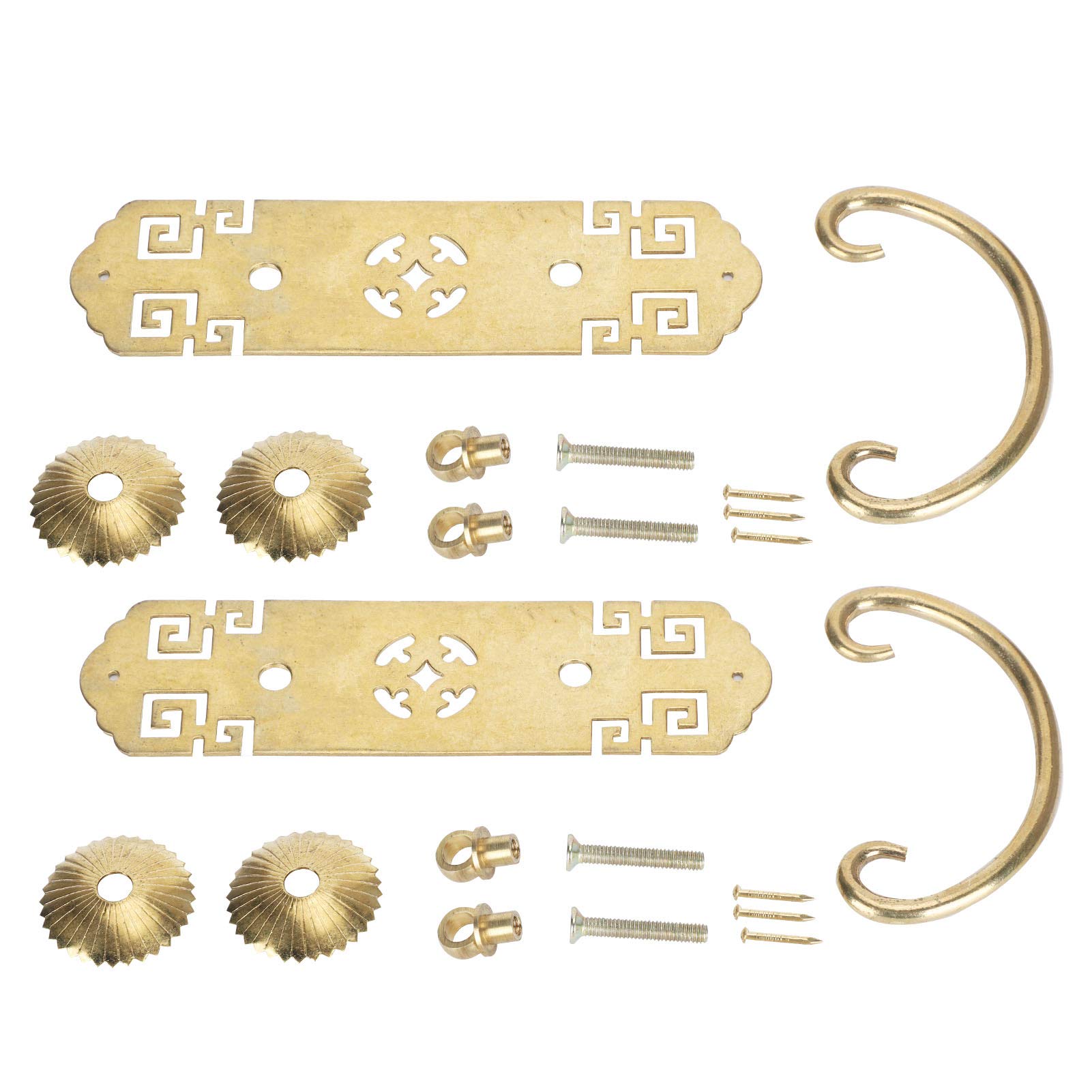 Vintage Drawer Handles - Elegant Antique Cabinet Door Handles for Wardrobes, Dressers & Furniture - Classic Lines Cabinet Hardware - Perfect for Home Decor, Bedroom & Kitchen Cabinets
