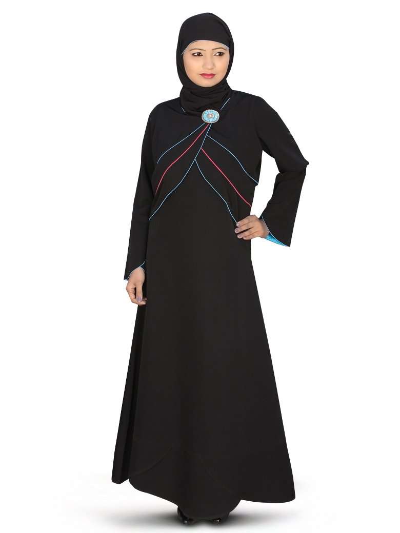 Elegant Aneeqa Abaya for Women - Modest Islamic Prayer Dress - Perfect for Mosque, Eid, and Special Occasions