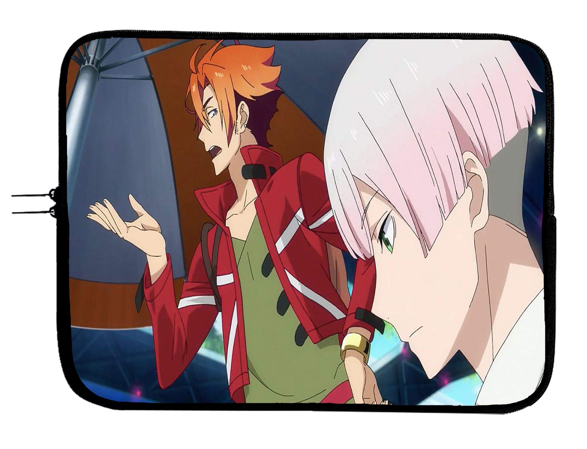 Anime RobiHachi Laptop Sleeve Bag for 13-13.3 Inch Laptops & Tablets | Water Repellent Cushioned Protector Case with Free Mousepad | Perfect for MacBook, Surface Pro, School & Office Use