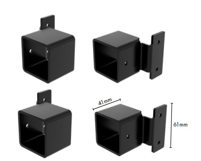 Heavy Duty Zeus Panel Security Brackets - Durable Metal Mounting Hardware for Solar Panels & Security Cameras - Perfect for Outdoor & Industrial Use