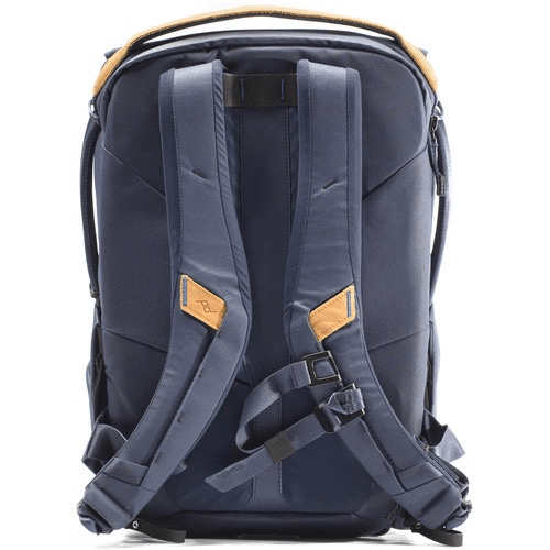 Peak Design Everyday Backpack 20L v2 - Waterproof Camera Backpack for Photographers & Travel - Durable Laptop Backpack with Customizable Storage - Midnight Blue - Perfect for Hiking, Commuting & Urban Adventures