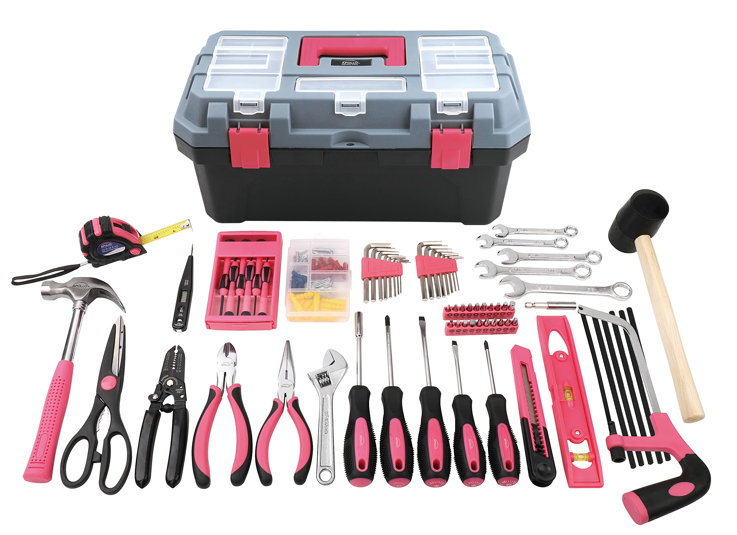 Apollo 170-Piece Tool Kit for DIY & Repairs - Home, Office, Garage Use
