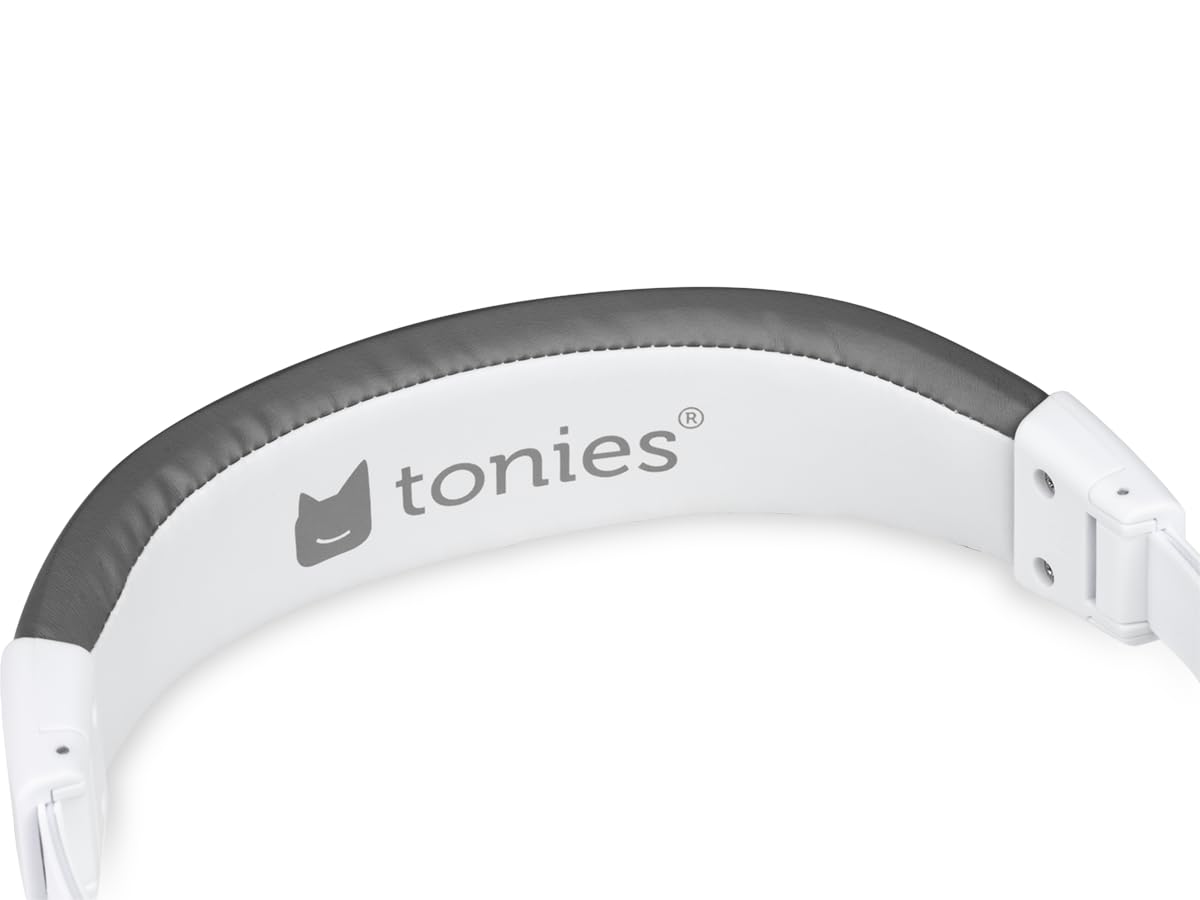Tonies Foldable Headphones - Lightweight & Comfortable Wireless Headphones with Noise Cancelling, Grey (Model 10002568) for Kids, Travel, Work & Study