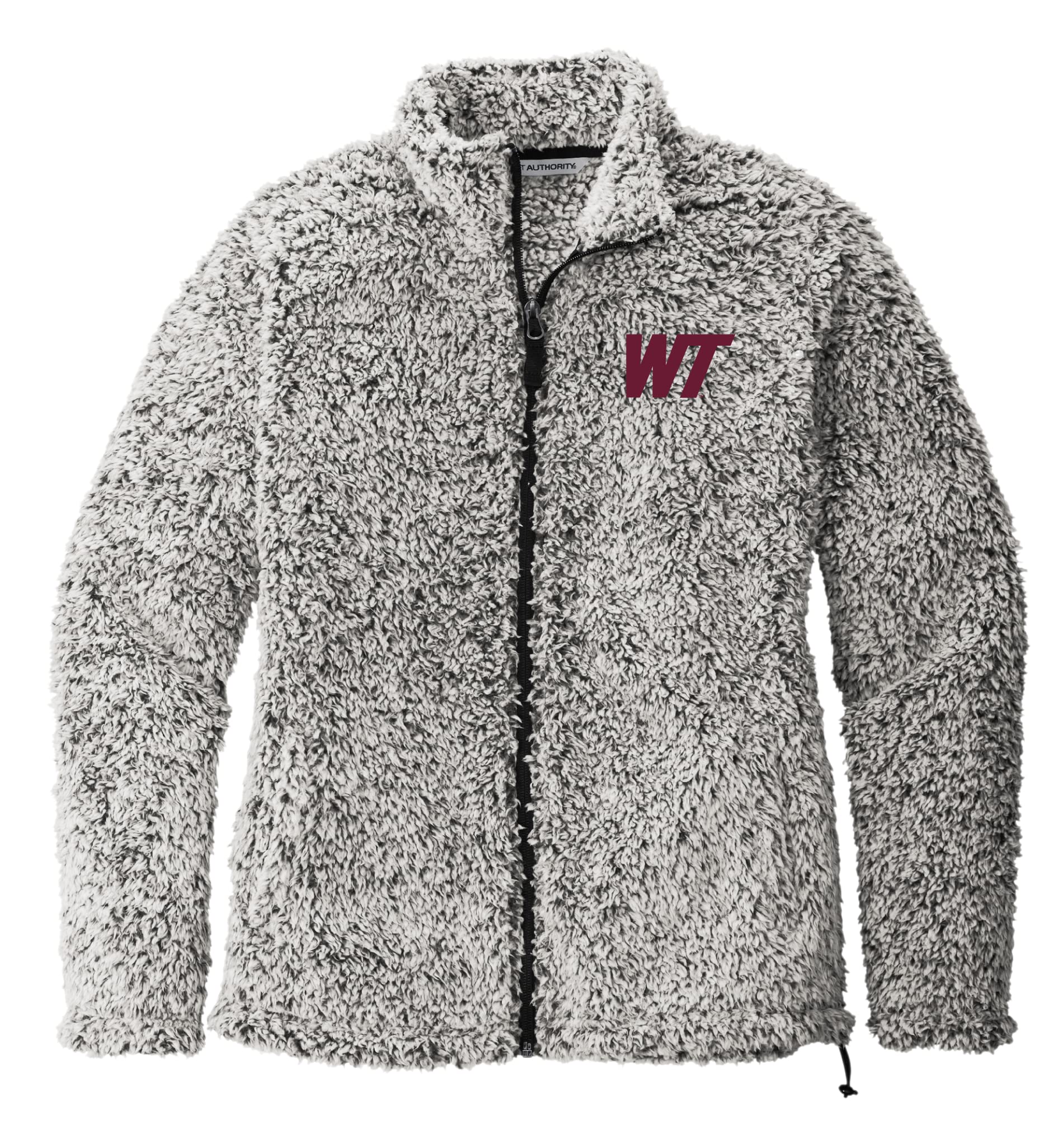 **Officially Licensed Ladies Collegiate Sherpa Fleece Jacket – Warm & Cozy Winter Outerwear for Women | Perfect for Campus, Casual Outings & Outdoor Activities**