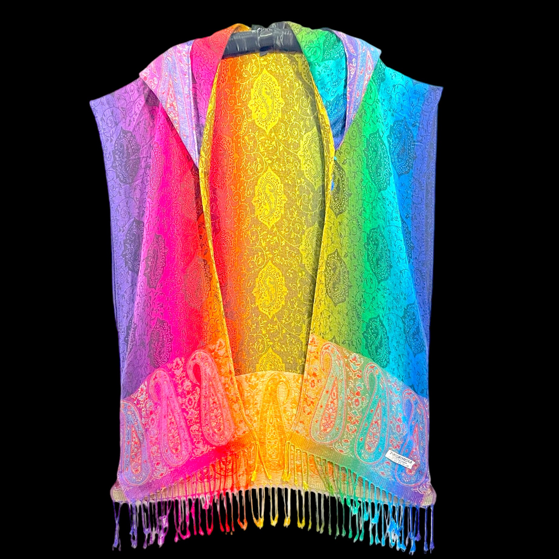PASH KIMONO Rainbow - Stylish Japanese Kimono Robe for Women | Perfect for Loungewear, Spa Days & Cultural Events