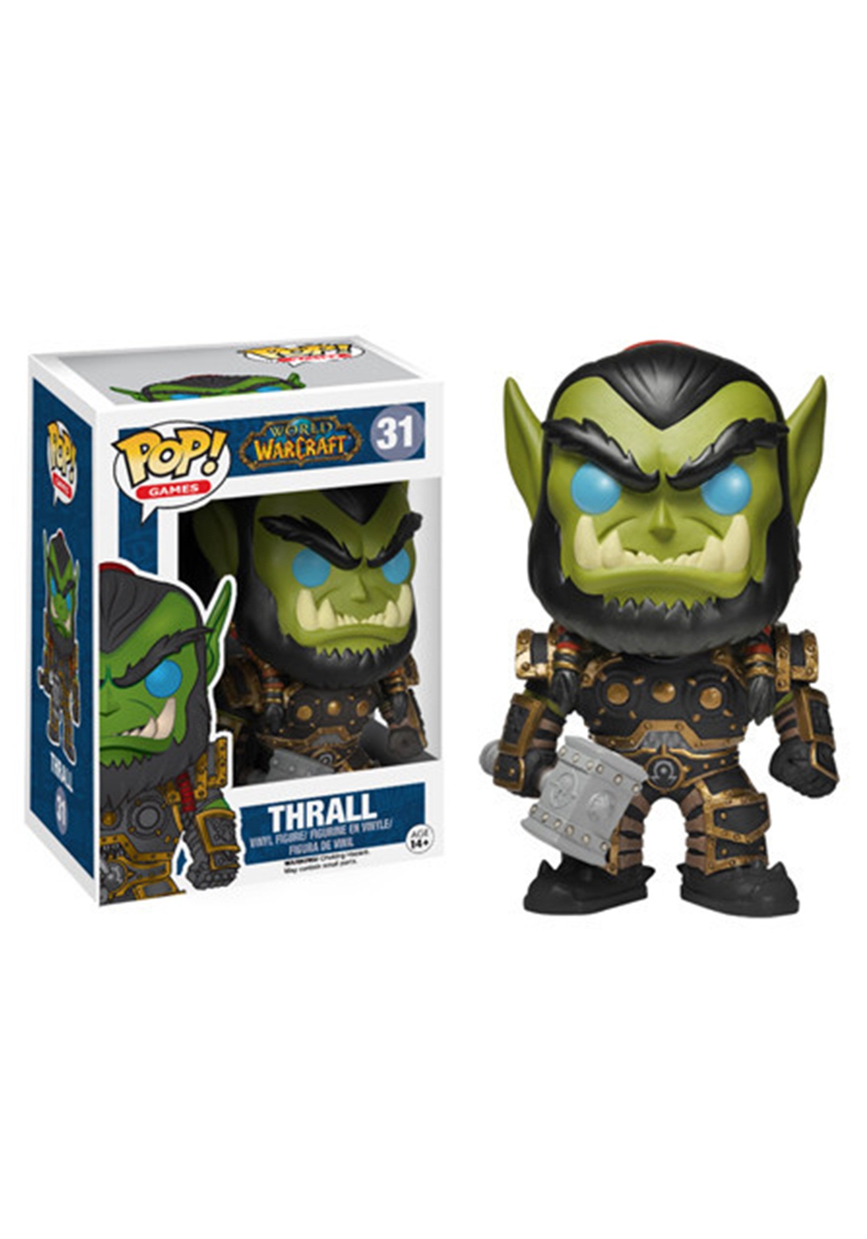 Funko Pop! Games: World of Warcraft Thrall Collectible Vinyl Figure - Perfect for Gamers, Collectors & WoW Fans Display