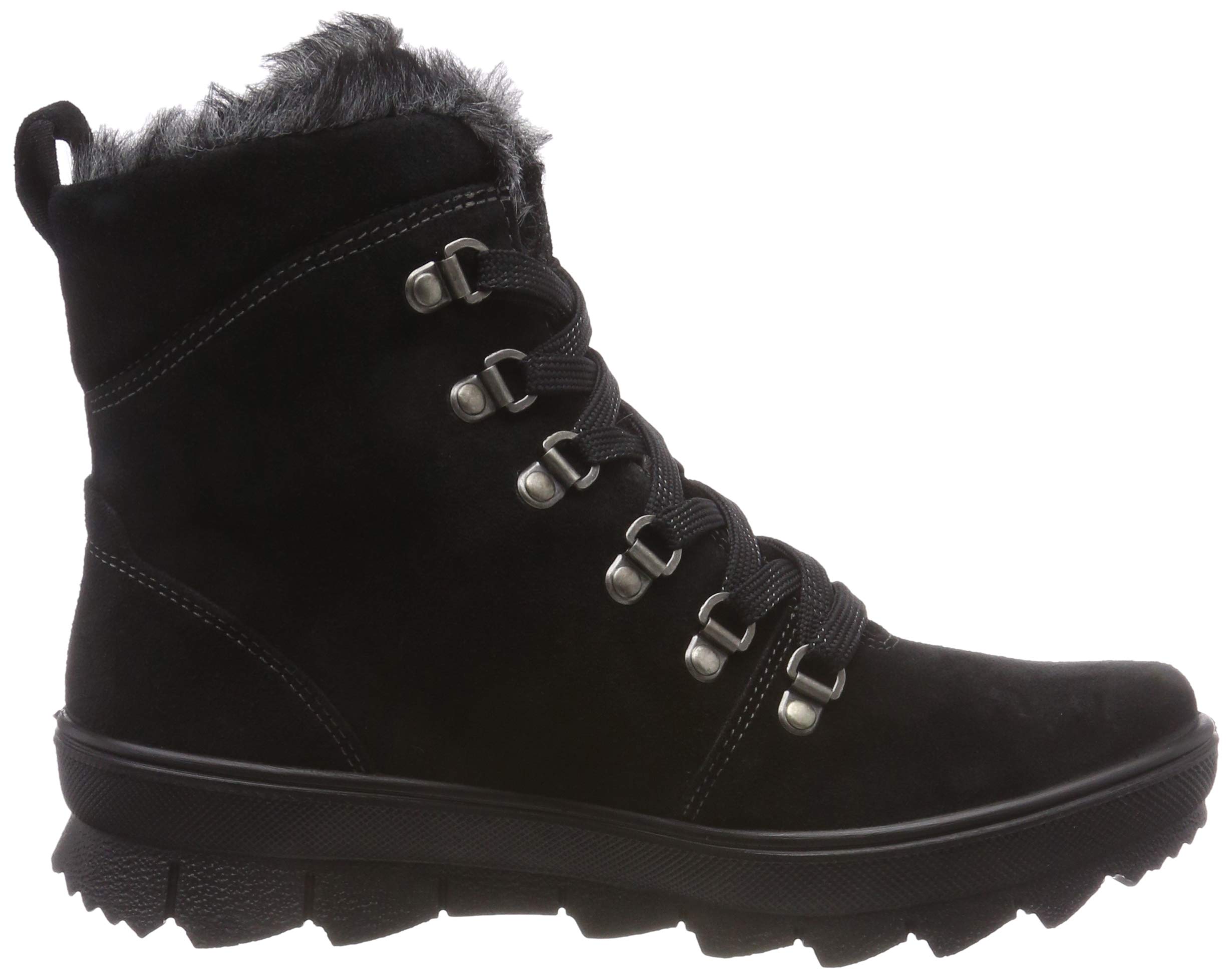 Legero Women's Waterproof Snow Boots - Warm Winter Boots for Women, Black Size 7.5 | Slip-Resistant & Comfortable for Snowy Weather, Outdoor Activities & Winter Travel