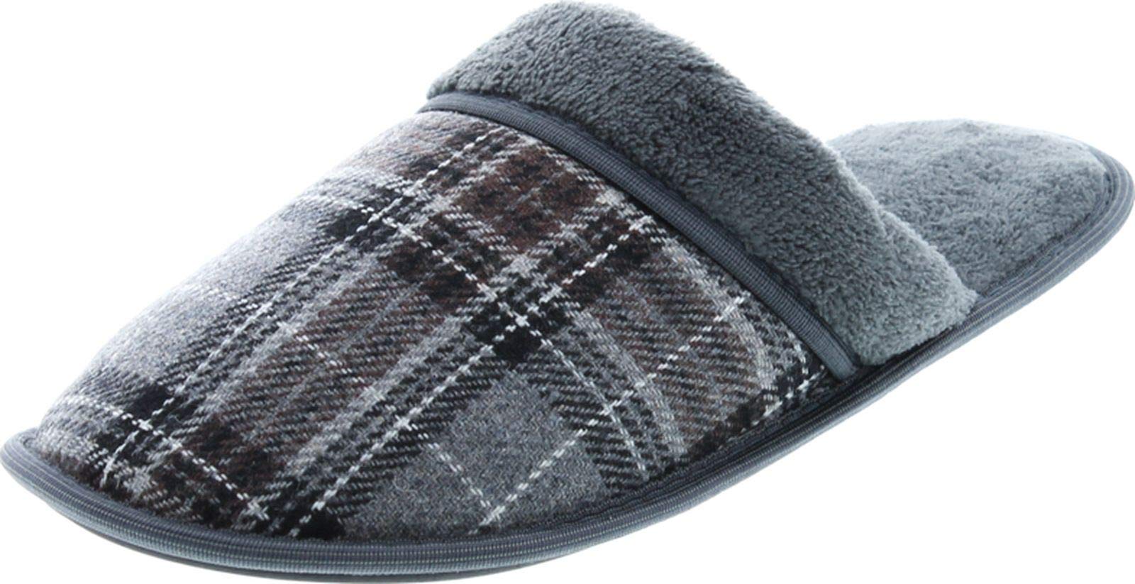 SC Home Collection Women's Plaid Fashion House Slippers - Cozy Indoor/Outdoor Slippers for Women, Non-Slip Soft Fleece-Lined Comfort for Home, Office & Travel