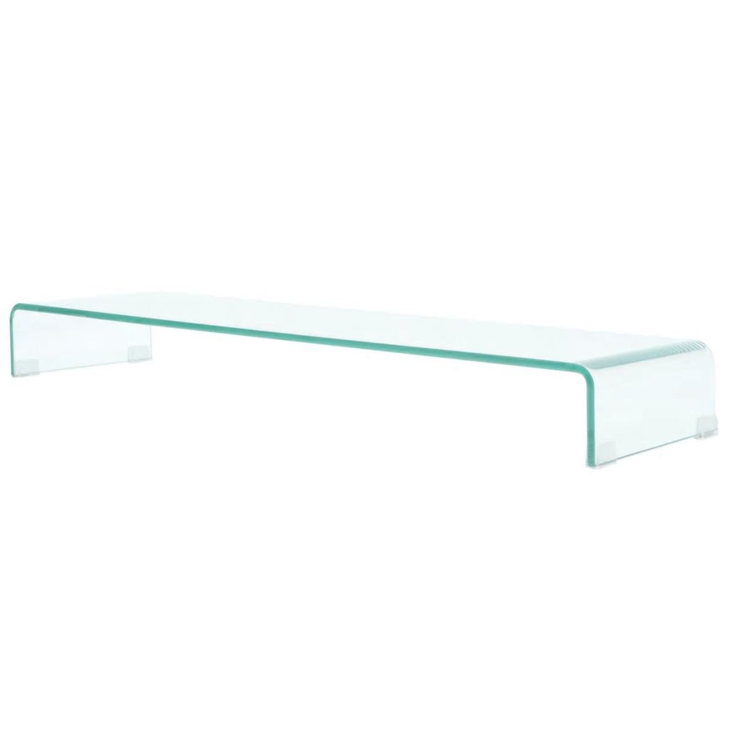 Premium Tempered Glass TV Stand & Monitor Riser - 43.3