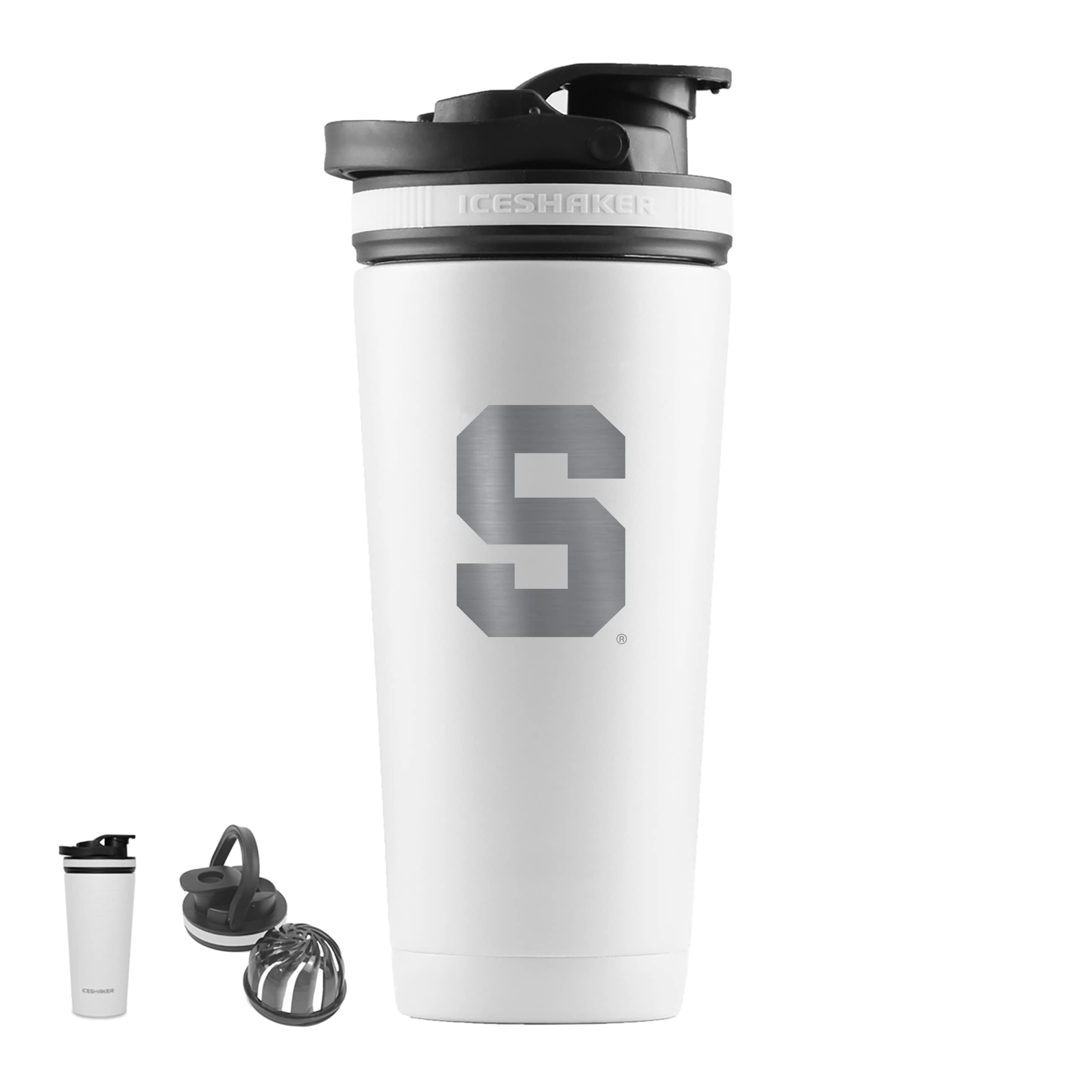 NCAA 26oz Ice Shaker Tumbler with Etched Logo - Perfect for Game Day & Gym