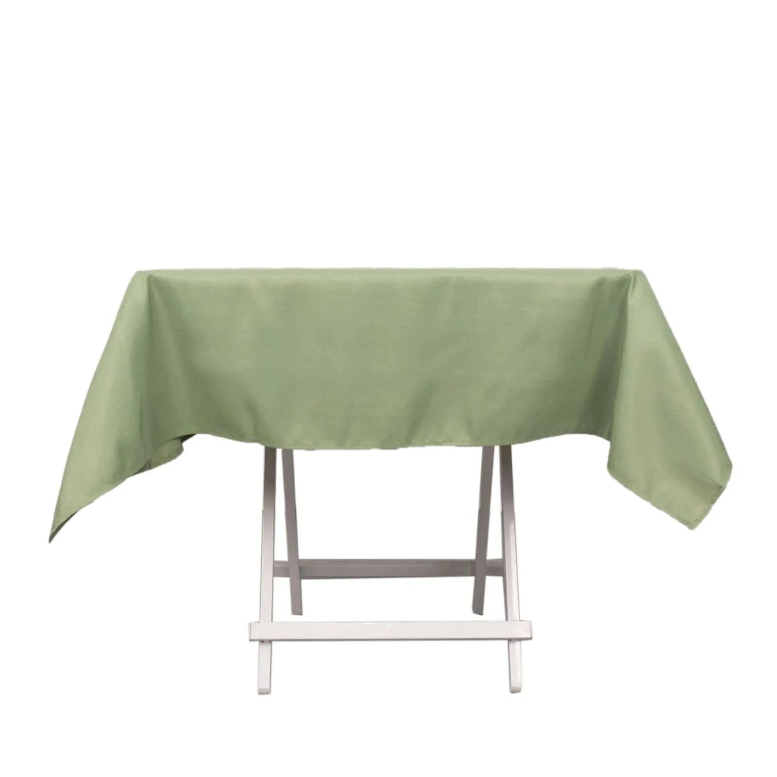 54x54 Inch Premium Square Polyester Tablecloth - Wrinkle & Stain Resistant - Perfect for Dining Tables, Parties, Weddings & Events