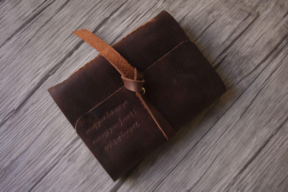 Handmade Dark Brown Leather Sketchbook - Premium Leather Journal for Artists & Writers - Perfect for Drawing, Note Taking & Travel Journaling