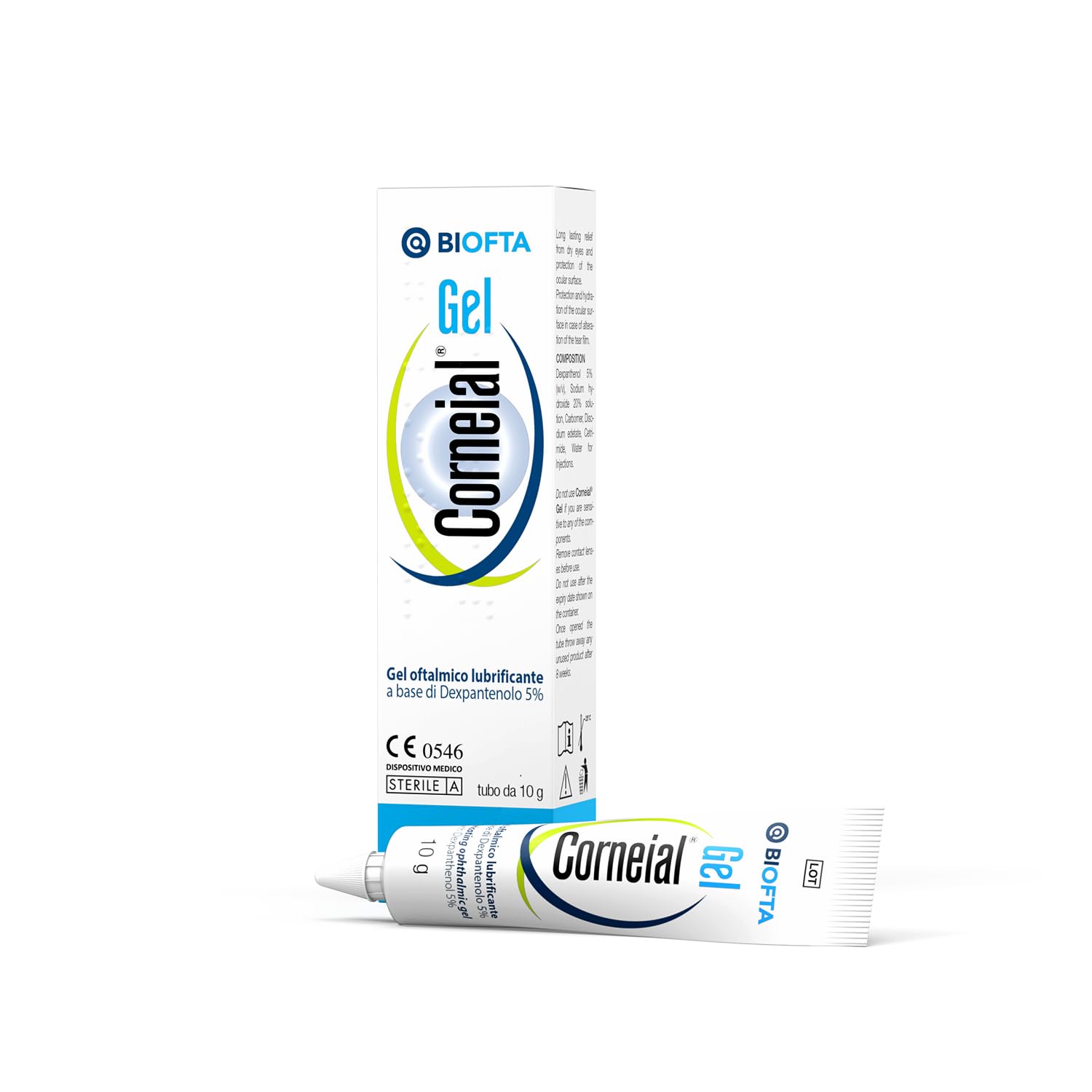 BIOFTA® Corneal Gel 10g - Lubricating Eye Gel for Dry Eyes Relief | Hydration & Protection | Day & Night Use for Contact Lens Wearers & Screen Users