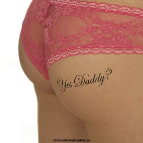 10 x Daddy's Girl Tattoo Card