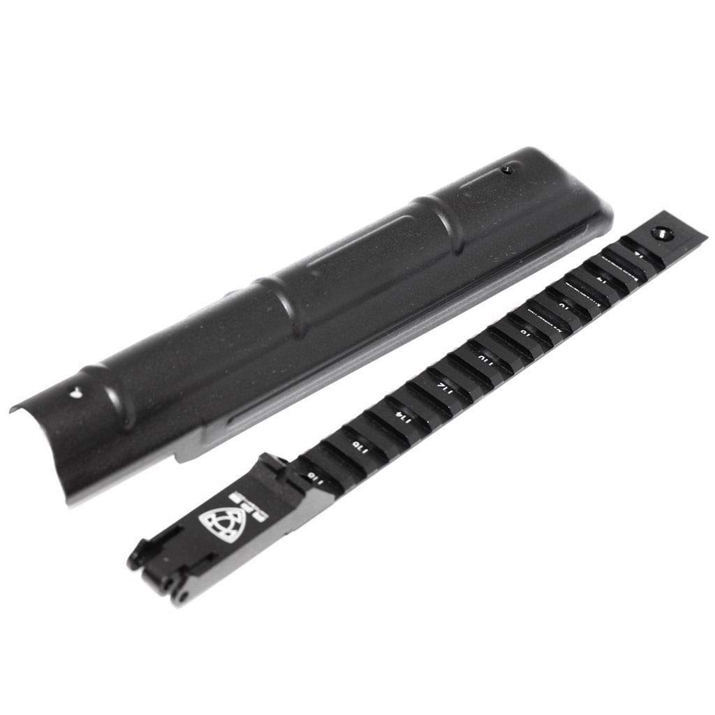 APS AK Receiver Cover with Tactical Rail & Rear Sight - Compatible with AEK Series AEG Airsoft Rifles - Durable Black Tactical Accessory for Airsoft Battles & Training