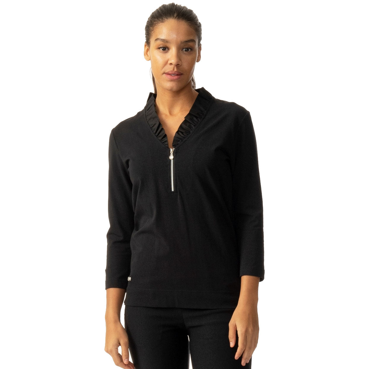 Women's 3/4 Sleeve Golf Polo Shirt - Breathable Moisture-Wicking Athletic Top for Golf, Tennis & Casual Wear | Patrice Collection