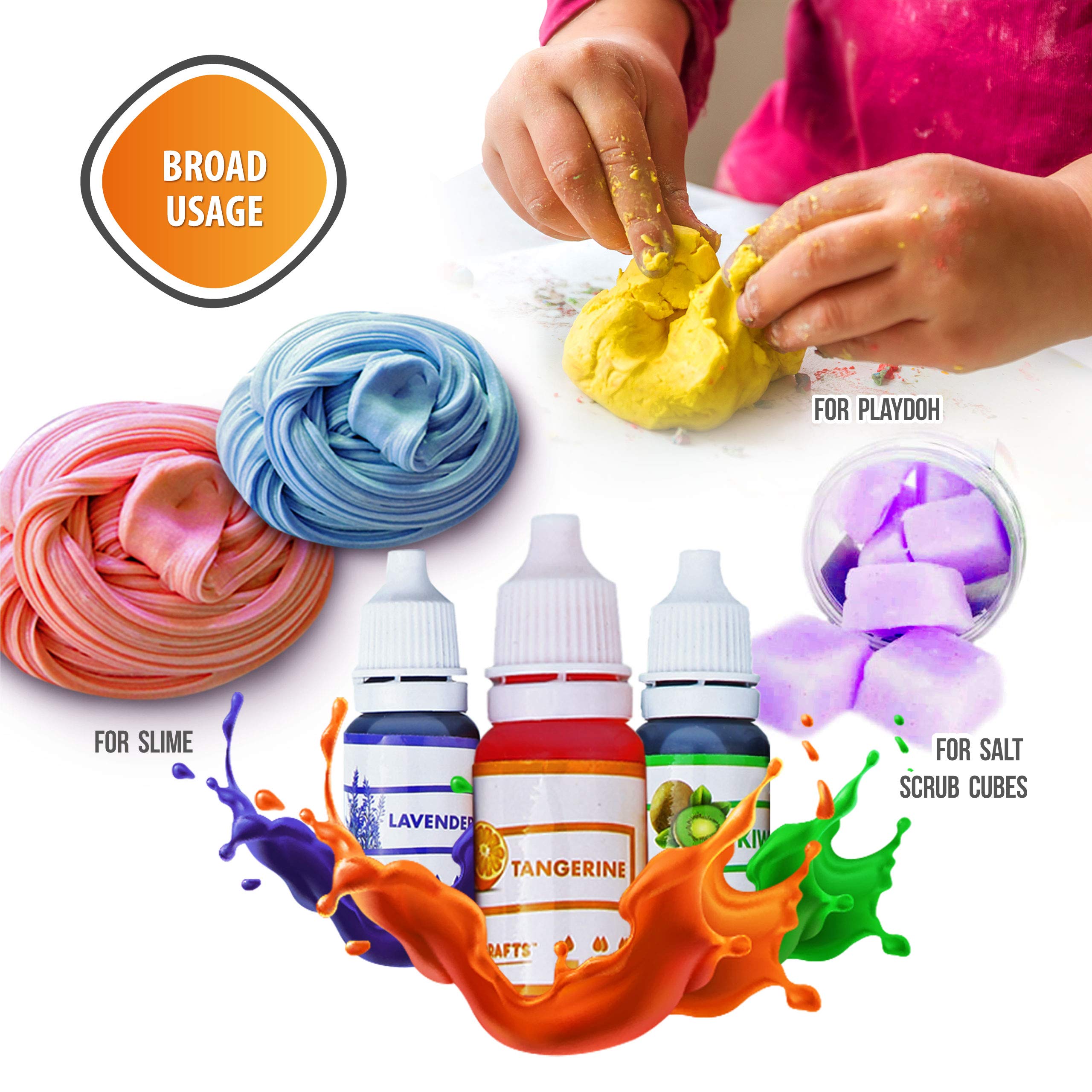 Natural Food Coloring & Soap Dye Kit - 18 Bottles (10ml) Liquid Bath Bomb Colorant + 30 Wrap Bags + Sealer - Skin Safe, Food Grade Dye for DIY Crafts, Slime, Bath Bombs, Cupcakes & Soap Making - Perfect for Home Baking, Spa Gifts & Kids Art Projects
