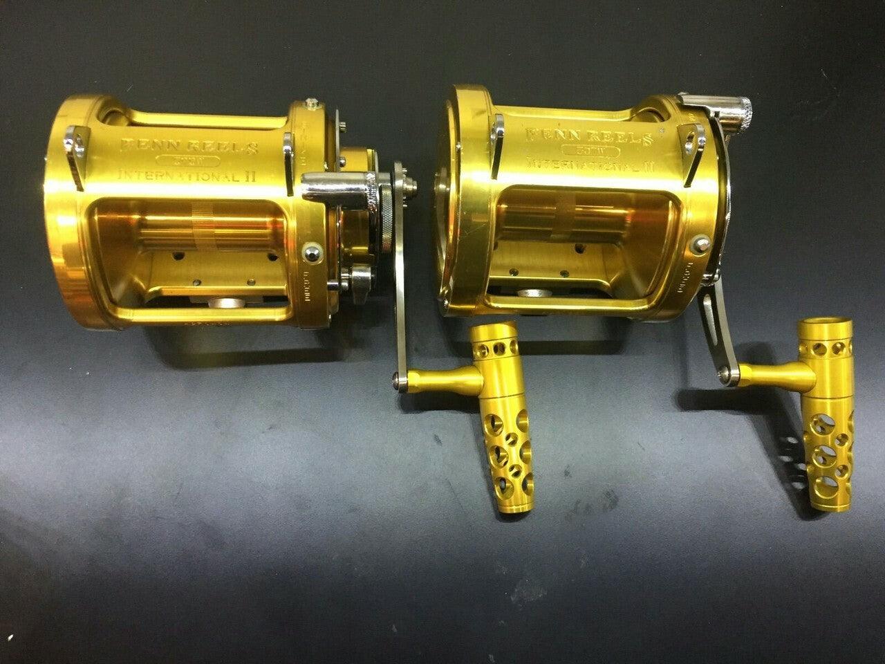 Penn International 50 Series Reel Power Handles - Heavy Duty Jigging Fishing Upgrade for Saltwater & Offshore Angling | Perfect for Tuna, Marlin & Big Game Fishing