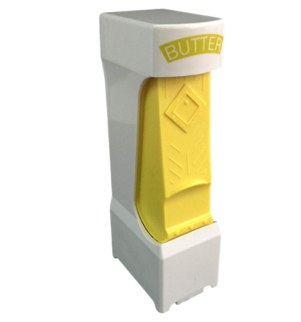 One Click Stick Butter Cutter - Stainless Steel Blade Butter & Cheese Slicer Dispenser - Perfect for Baking, Cooking, and Meal Prep