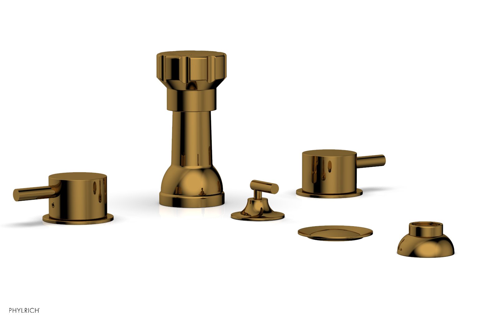 Premium BASIC II 4-Hole Bidet Faucet Set with Lever Handles - 230 63 Series - Perfect for Modern Bathroom Renovations & Hygienic Upgrades