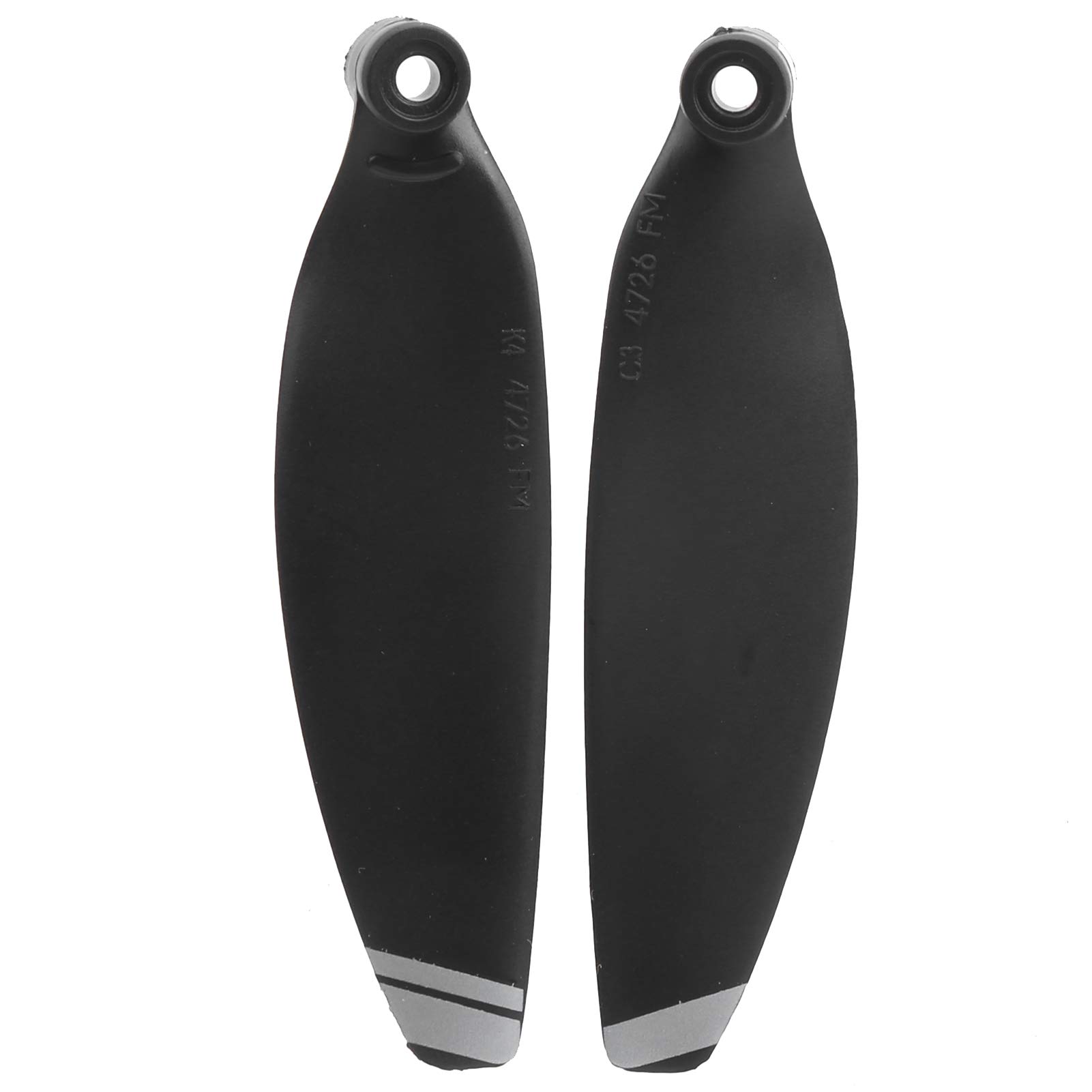 Drfeify 2 Pairs of Drone Propellers, Replacement Accessories Compatible with DJI Mavic Mini 2 (Silver Edge) - Perfect for Aerial Photography, Travel Vlogging & Outdoor Adventures