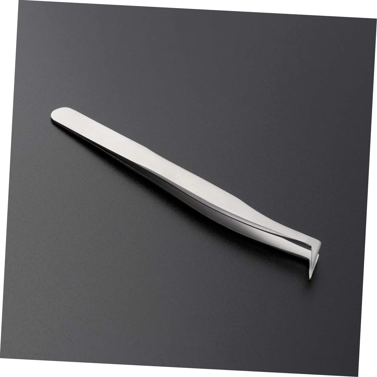 Premium Stainless Steel False Eyelash Tweezers - High Precision Eyelash Applicator for Women | Perfect for Salon, Home Use & Professional Makeup Artists