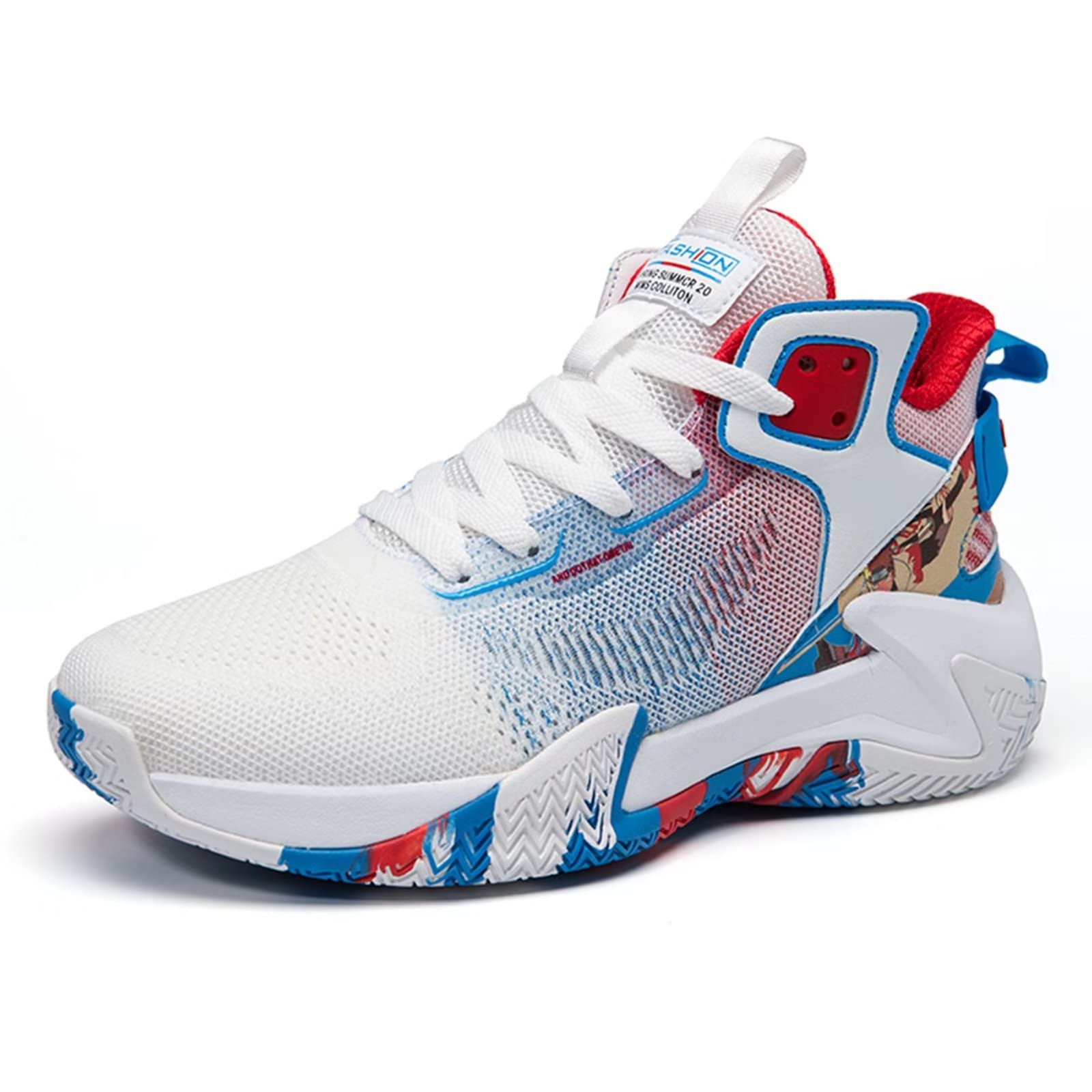 PTYIBO Unisex Street Basketball Sneakers - Anti-Slip High Performance Basketball Shoes for Men & Women | Perfect for Gym, Court & Urban Fashion