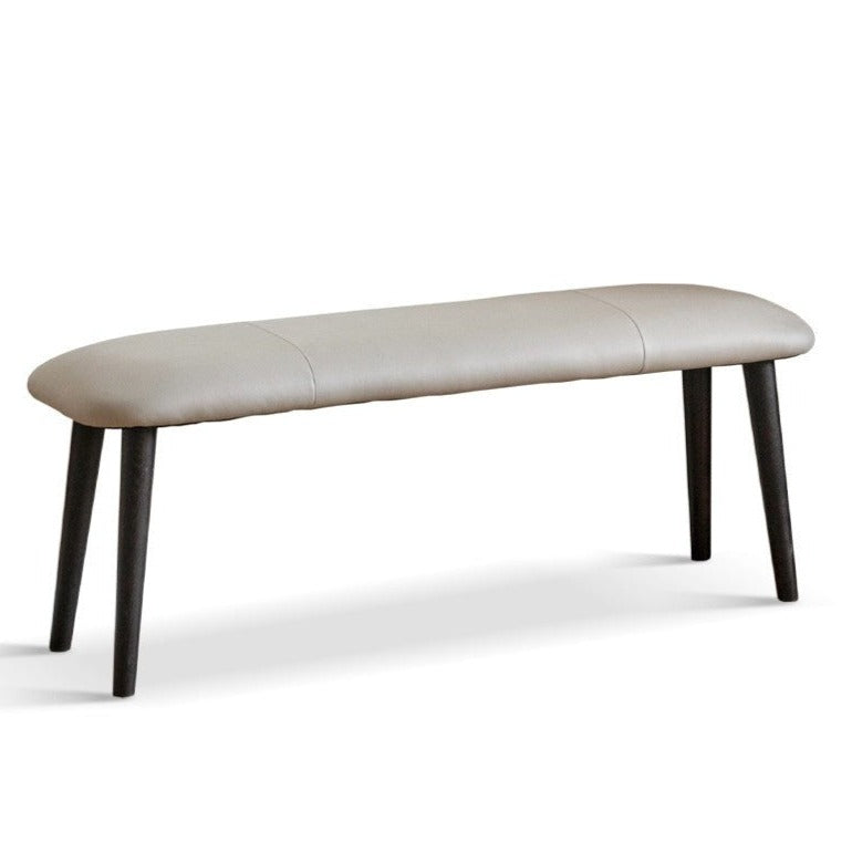 Solid Oak Wood Storage Bench with Upholstered Seat - Perfect for Entryway, Bedroom, or Living Room Organization